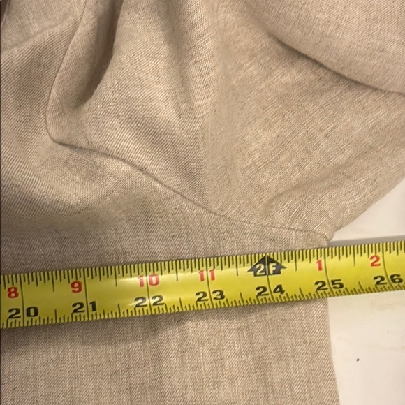 St. John's Bay Cream Blazer 100% Linen Jacket - Picture 8 of 10